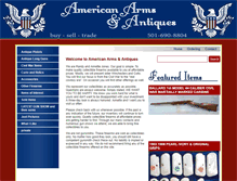 Tablet Screenshot of americanarmsandantiques.com